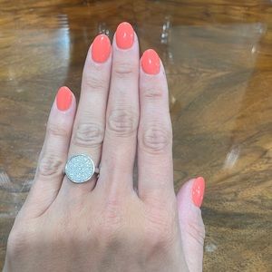 CZ Stones Circle Ring